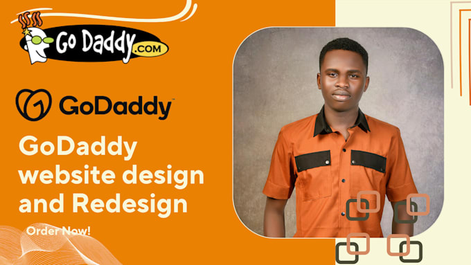 Gig Preview - Godaddy website design godaddy website redesign, develop godaddy website design