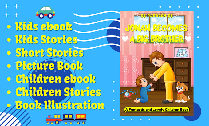 Gig Preview - Format childrens book amazon kdp book formatting edit children stories kdp books