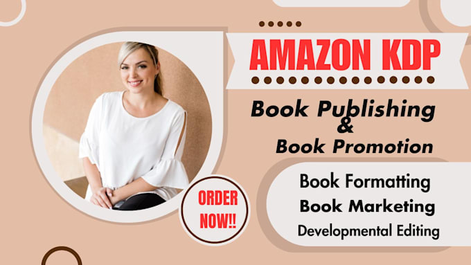 Gig Preview - Kdp self publishing amazon KDP book marketing developmental book formatting