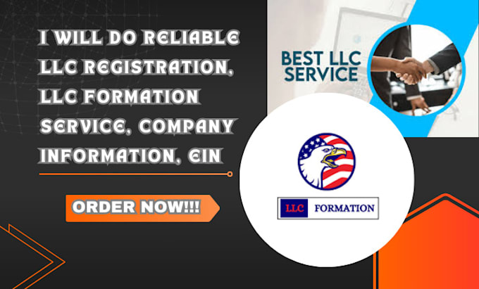 Gig Preview - Do reliable llc registration, llc formation service, company information, ein