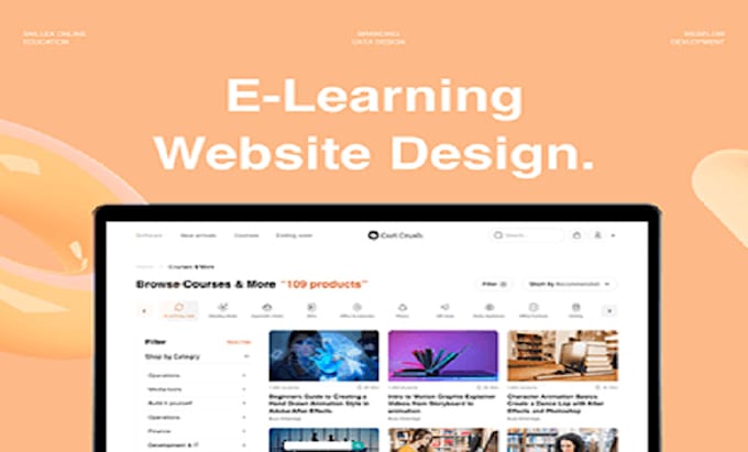 Gig Preview - Build a scalable elearning website, wordpress, hostinger hosting website