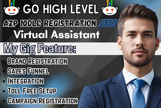 Gig Preview - Setup a2p 10dlc brand gohighlevel twilio, sales funnel business registration IVR