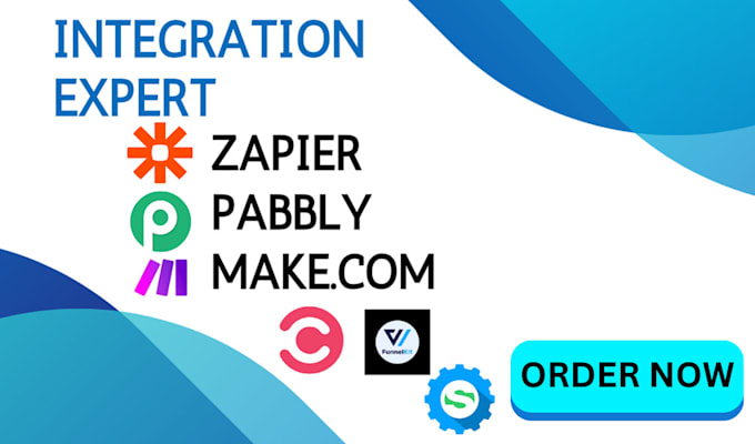 Gig Preview - Set up zapier integration, make com integromat and pabbly to automate workflow