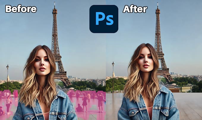 Gig Preview - Photoshop remove anything objects, items, person from your photo