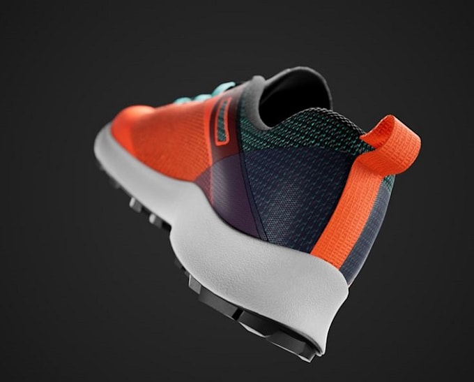 Gig Preview - Do high quality 3d shoe animation, 3d footwear modeling, rendering, shoe design