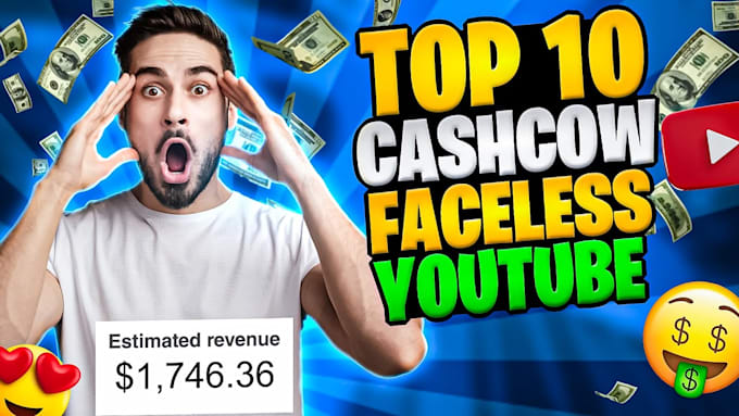 Gig Preview - Do automated faceless cash cow, cash cow video cash cow youtube channel