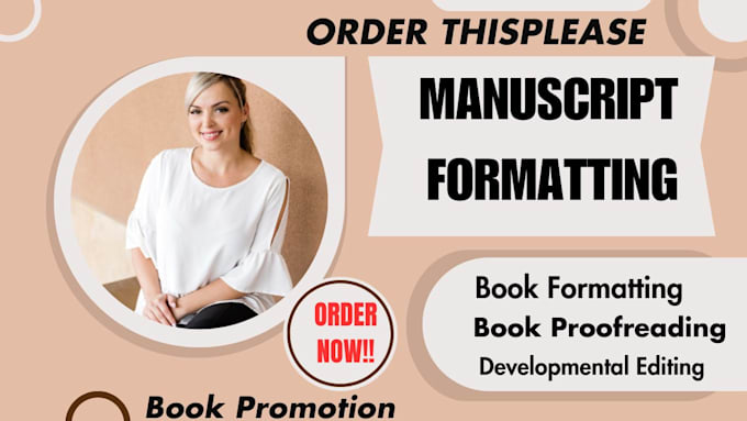 Gig Preview - Fix manuscript errors paperback formatting ebook formatting book design KDP