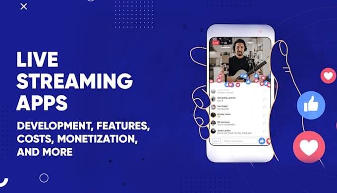 Gig Preview - Develop live streaming app, video streaming app, video streaming website