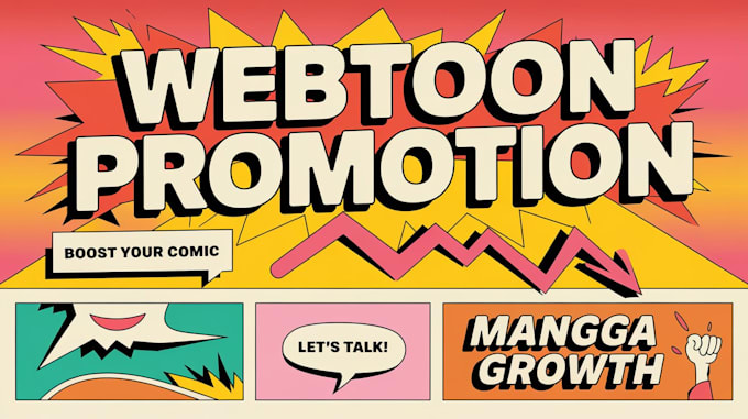 Gig Preview - Do webtoon promotion in 24hrs superfast and be your series manager