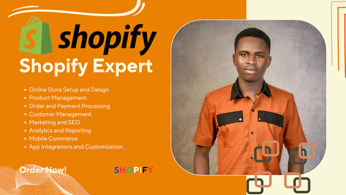 Gig Preview - Shopify website design shopify website redesign shopify dropshipping store