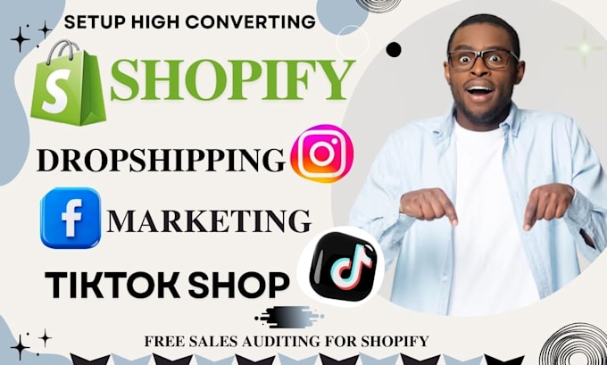 Gig Preview - Boost shopify dropshipping maketing sales, tiktok shop, email flows in klaviyo