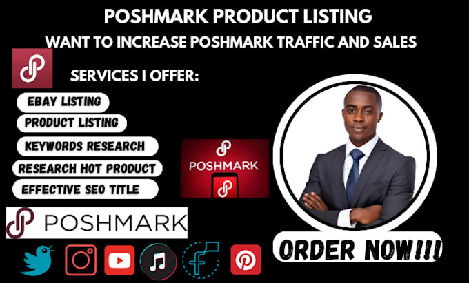 Bestseller - draft your poshmark, ebay, vendoo, list perfectly listings