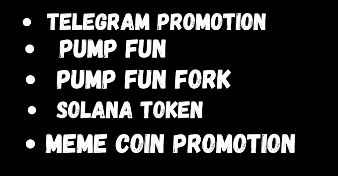 Gig Preview - Boost crypto token telegram, cto, memecoin,  pump fun promotion to 1m investors