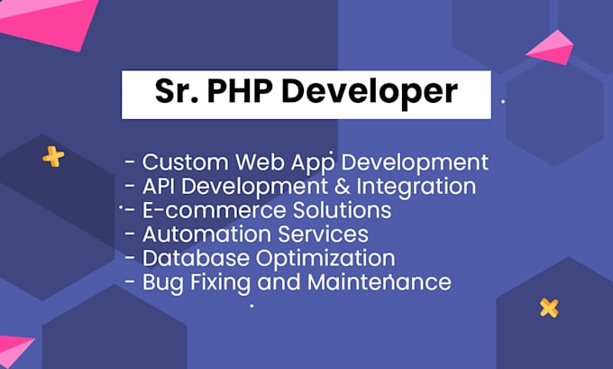 Gig Preview - Provide PHP development with 8 years experience