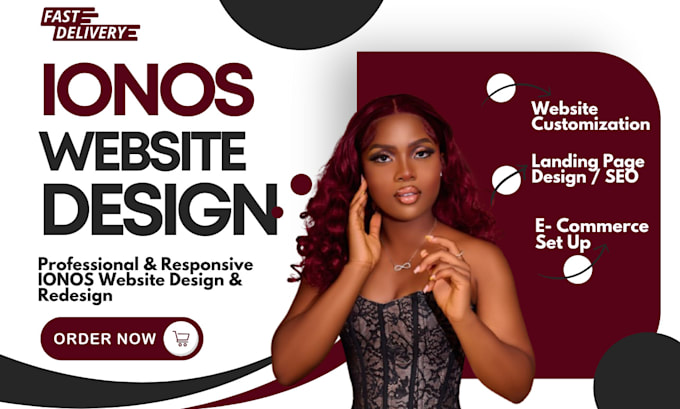 Gig Preview - Ionos website design ionos website redesign ionos website design ionos seo setup