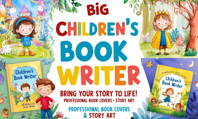 Gig Preview - Children book writer, be your story book ghostwriter