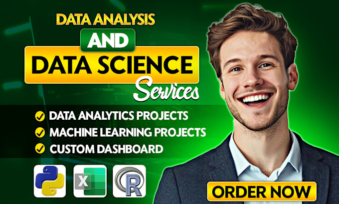 Gig Preview - Do data analysis, data science and machine learning projects