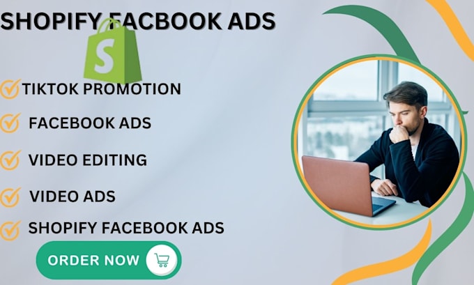 Gig Preview - Do shopify marketing tiktok facebook short video and dropshipping ads