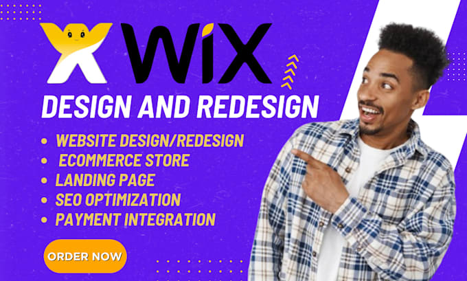 Gig Preview - Wix website redesign wix website design wix website redesign wix development