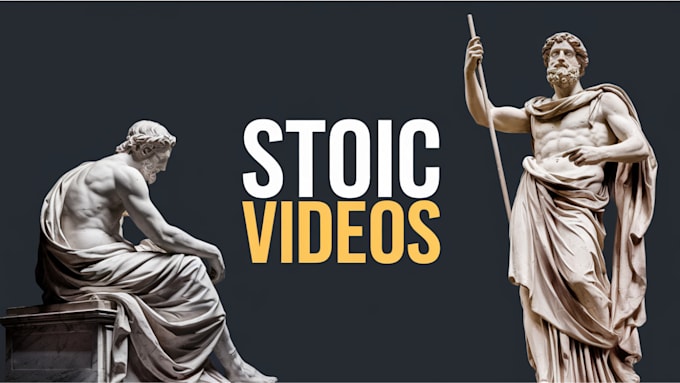 Gig Preview - Create faceless monetizable stoicism videos for youtube