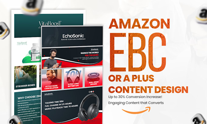 Gig Preview - Do amazon ebc design, amazon a plus content, for enhanced brand content