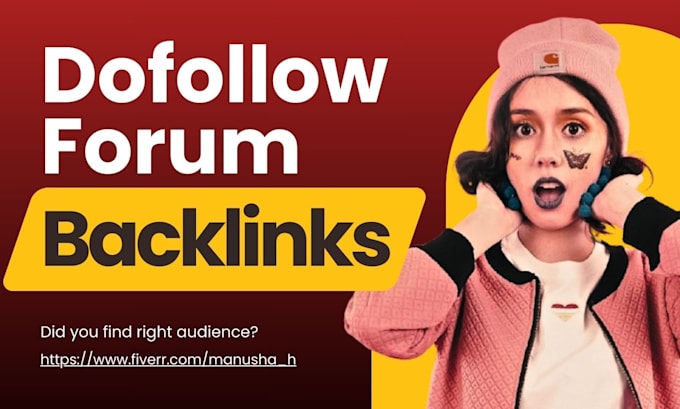 Gig Preview - Create quality forum backlinks