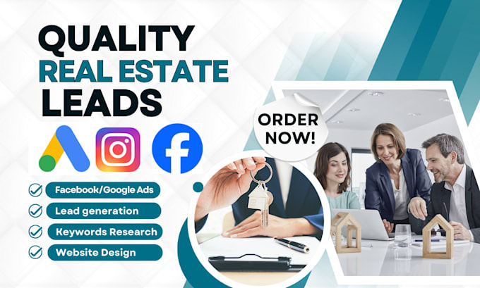 Gig Preview - Be your social media ad manager for real estate leads motivated seller leads