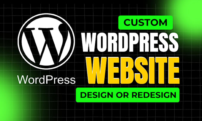 Gig Preview - Wordpress website design and customization