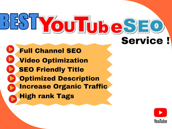 Gig Preview - Do your youtube channel SEO and optimization