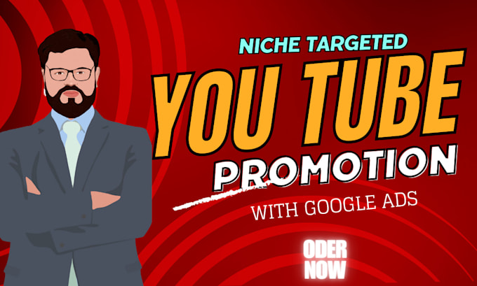 Gig Preview - Do organic youtube video promotion with google ads