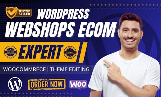 Gig Preview - Build wordpress woocomerce website webshop using woodmart or flatsome