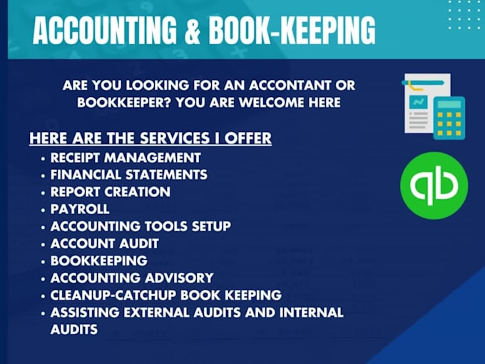 Gig Preview - Be your bookkeeping expert using quickbooks and xero