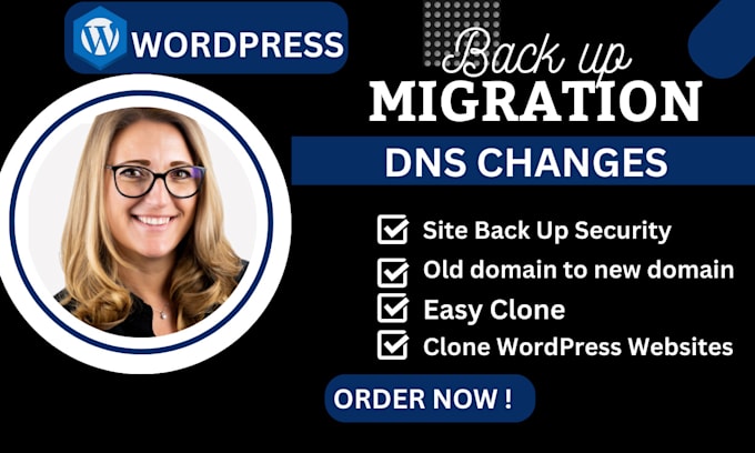 Gig Preview - Do website migration clone website and migrate wordpress to new host