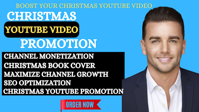 Gig Preview - Elevate christmas youtube music video for  SEO minimize channel monetization