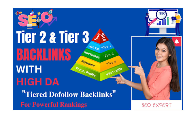 Gig Preview - Create high quality tier2 and tier3 SEO dofollow backlinks for powerful rankings