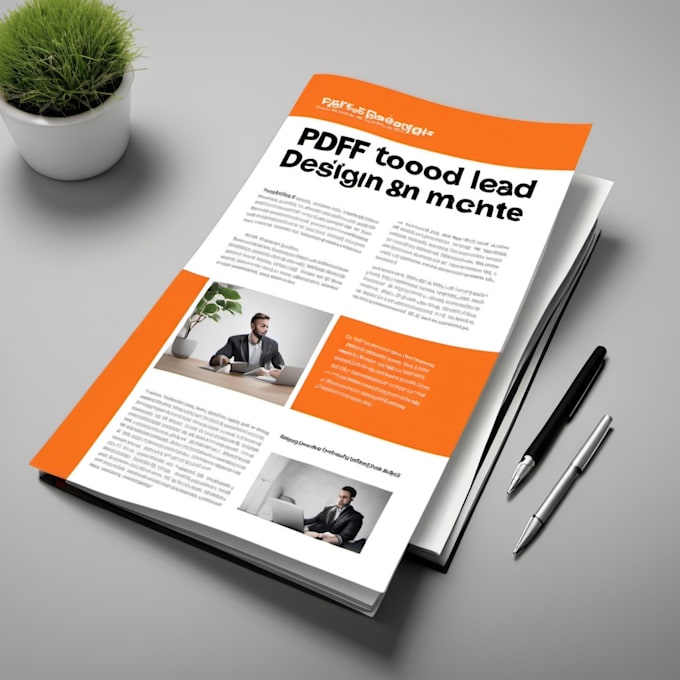 Gig Preview - Design amazing PDF lead magnet, report, ebook design