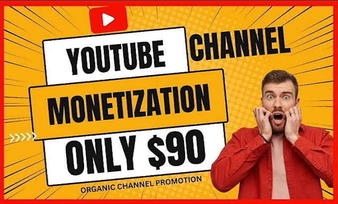 Bestseller - provide organic youtube promotion to complete channel monetization