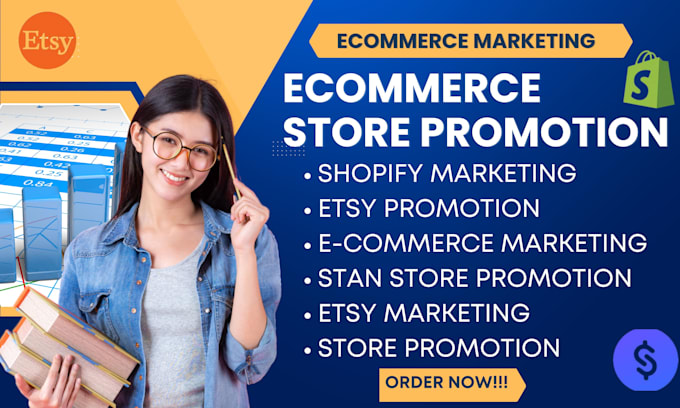 Gig Preview - Shopify marketing shopify dropshipping stan store promotion etsy shop promotion