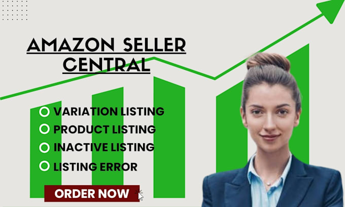 Gig Preview - Create amazon variation listing or fix amazon listing errors