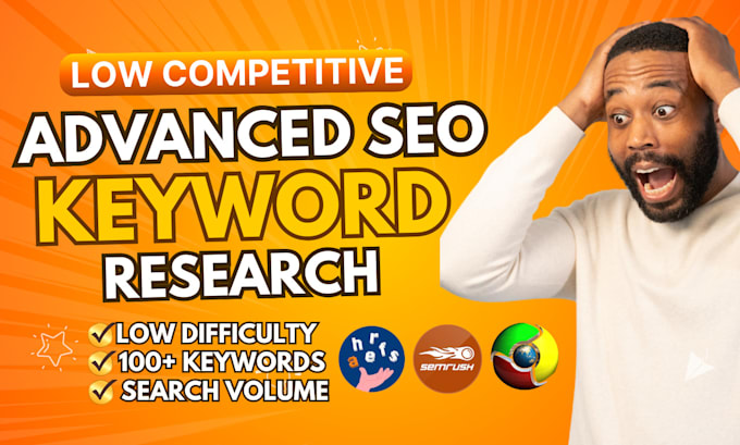 Bestseller - do advanced SEO keyword research with competitor analysis in 24 hours