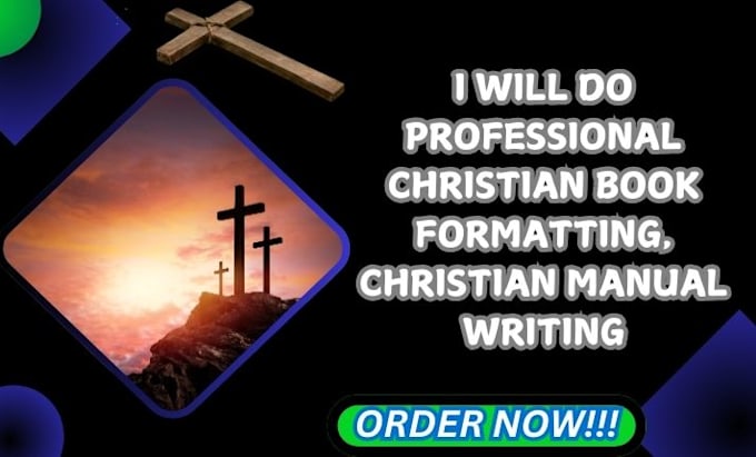 Gig Preview - Do professional christian book formatting, christian manual writing