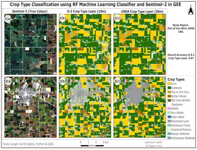 Gig Preview - Create crop classification using satellite images