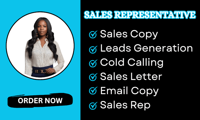 Gig Preview - Be your sales closer lead generation cold calling telemarketing