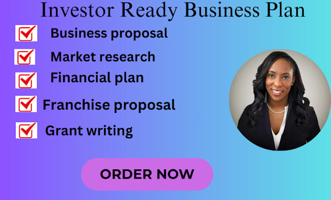 Gig Preview - Craft sba business plan for loan approvals, investor ready, financial plan