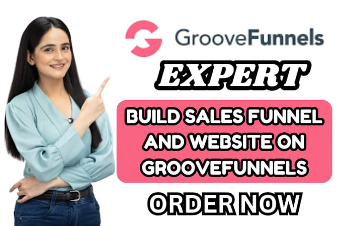 Gig Preview - Create sales pages in groove funnel, groovepages, sales funnel and landing page