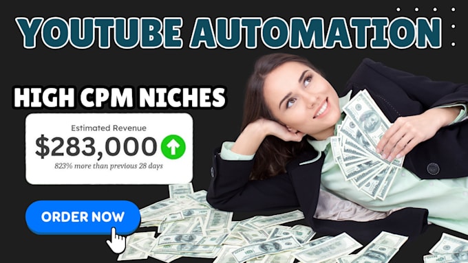 Gig Preview - Create youtube automation cash cow channel on high CPM niche