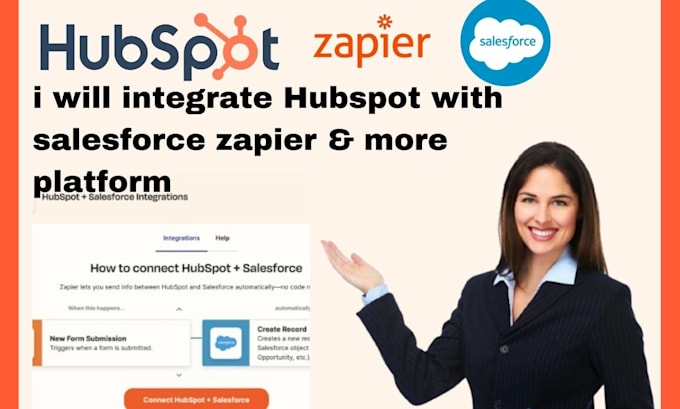 Gig Preview - Integrate hubspot with salesforce calendly zapier dialpad woocommerce