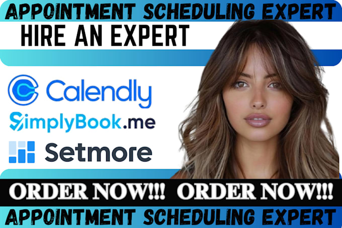 Gig Preview - Set up simplybook me, calendly, setmore scheduling booking appointments,