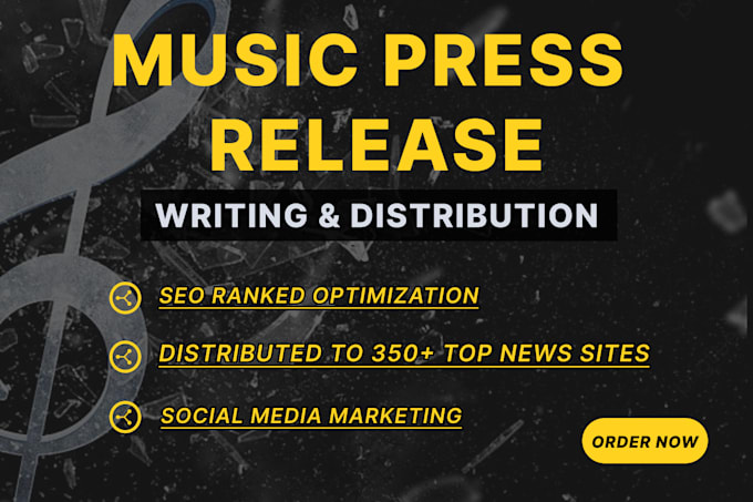 Gig Preview - Do music spotify press release writing pr distribution music artist album