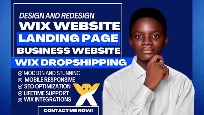 Gig Preview - Wix website design wix website redesign wix website design wix website redesign